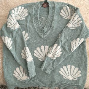 Show Me Your Mumu Gilligan Sweater ~ in Tossed Seashells Knit